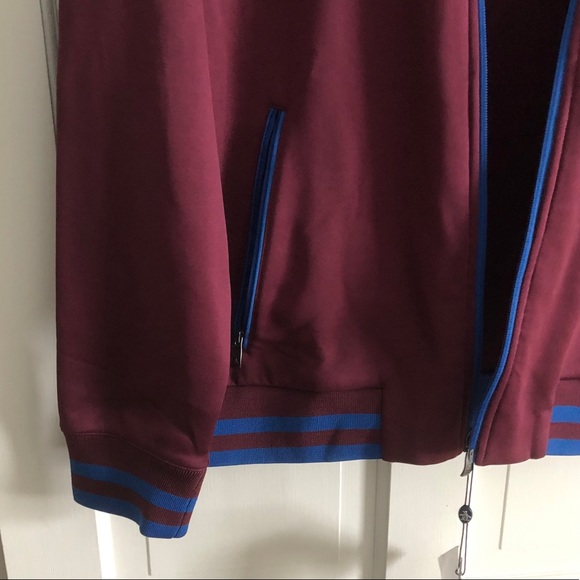 NWT Original Penguin maroon/blue full zip-up - Picture 6 of 6